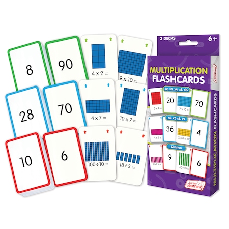 Junior Learning Multiplication Flashcards JL206